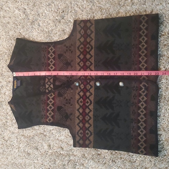 WOOLRICH Wool Vintage Vest Made In The USA Women's Size M - Picture 11 of 11